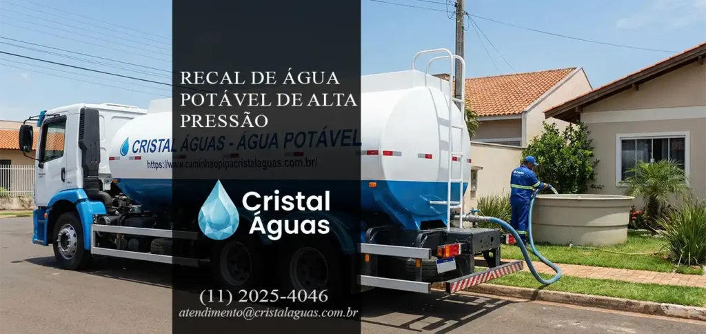 Recal de Água Potável de Alta Pressão