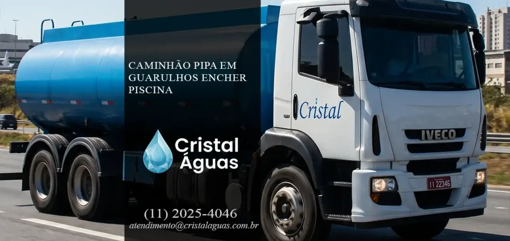 Caminhão Pipa em Guarulhos Encher Piscina