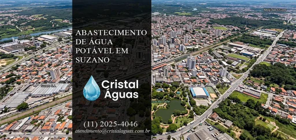 Abastecimento de água potável em Suzano